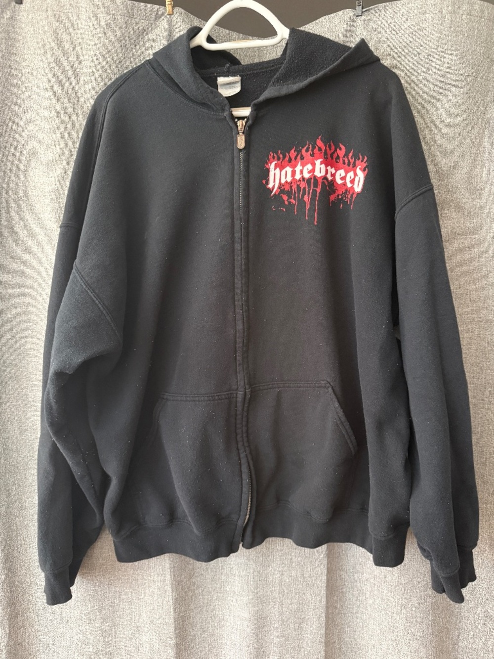 2000's Hatebreed Zip Up Hoodie 2XL